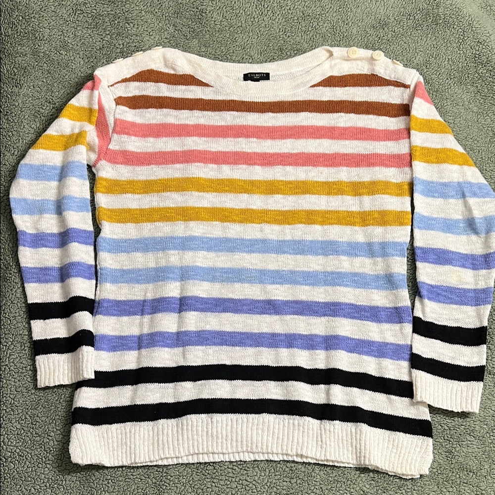 Talbots Women's Striped Sweater - Multicolor